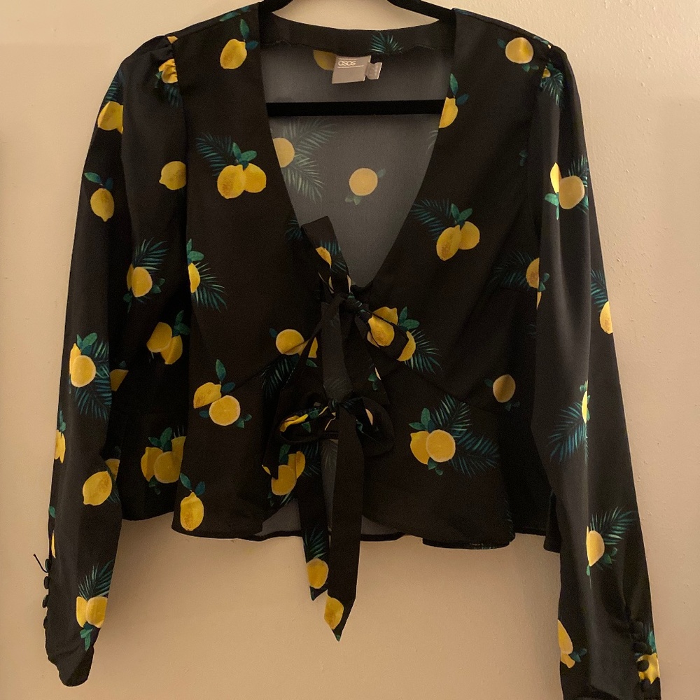 Size 6 ASOS Lemon Blouse